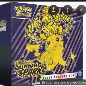 Pokemon Elite Trainer Box - Pikachu Surging Sparks Design